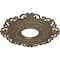 Ekena Millwork Orrington Ceiling Medallion (Fits Canopies up to 6 1/4"), 22"OD x 6 1/4"ID x 1 3/4"P, Warm Silver CM22ORWSS - alternate 3